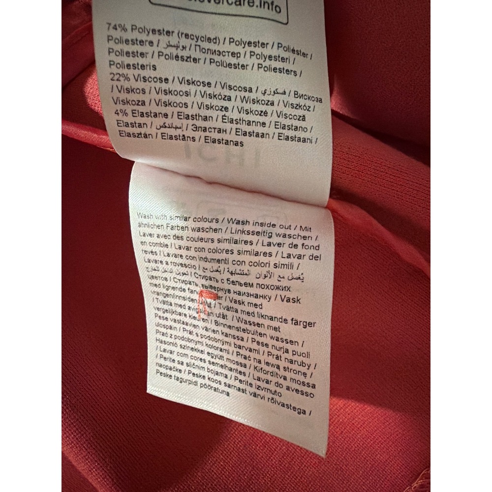 ICHI Kate Knit Blazer Holly Berry Pink Coral Recycled Fiber 20101801 XL NWT - Picture 4 of 6